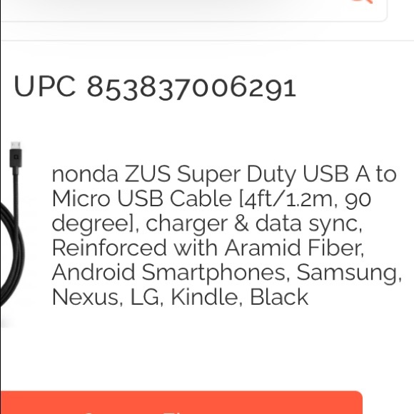 ZUS Heavy duty Micro USB cable - Picture 2 of 6